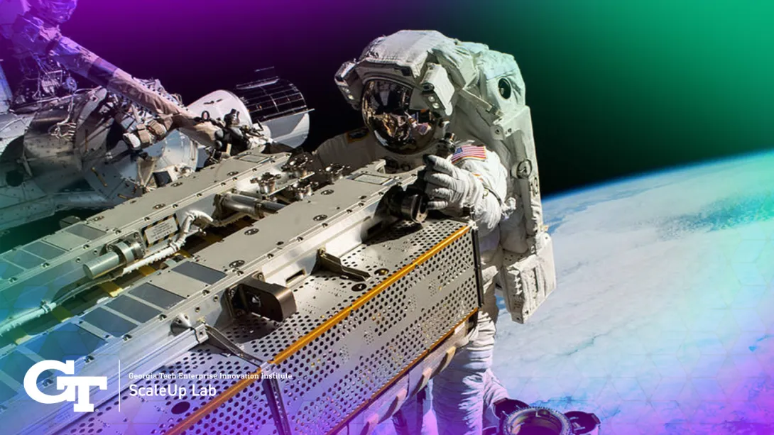 astronaut on space walk